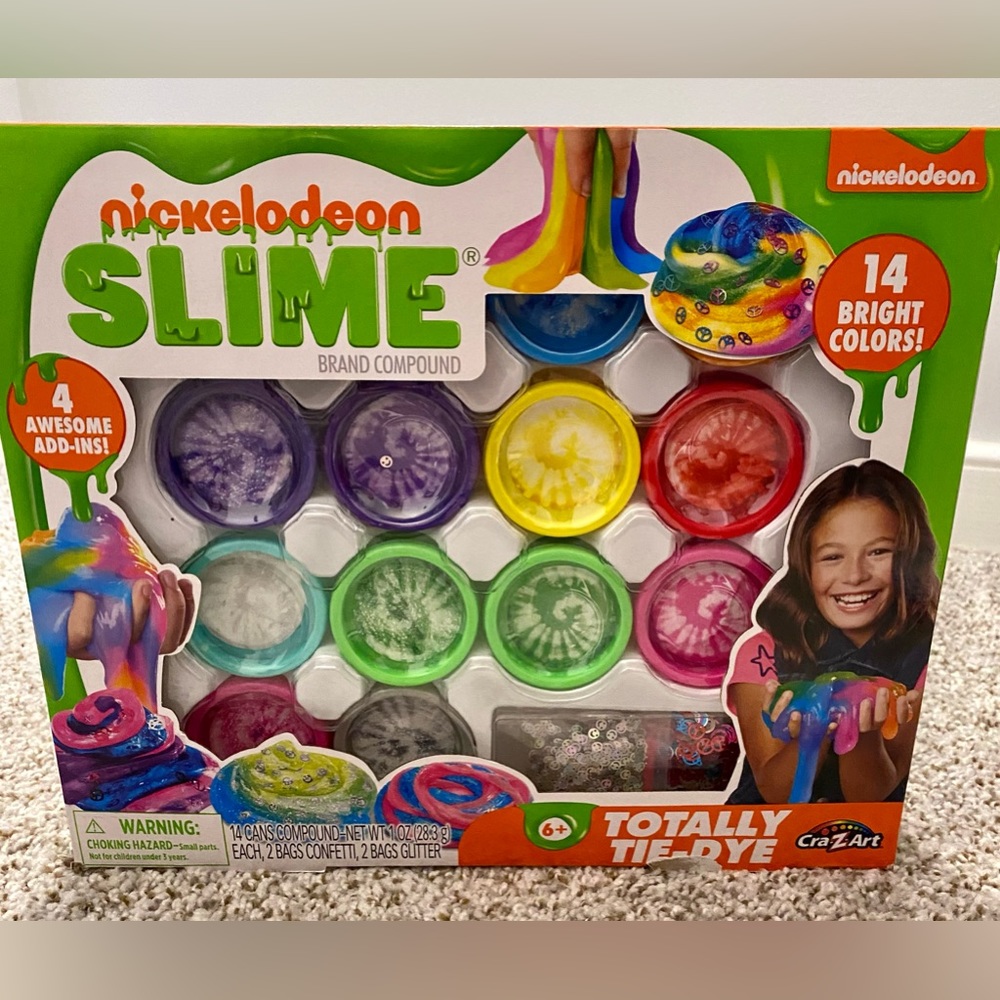 Nickelodeon Totally Tye Dye Slime Kit